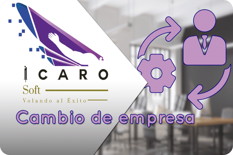 Cambio de empresa en Icarosoft