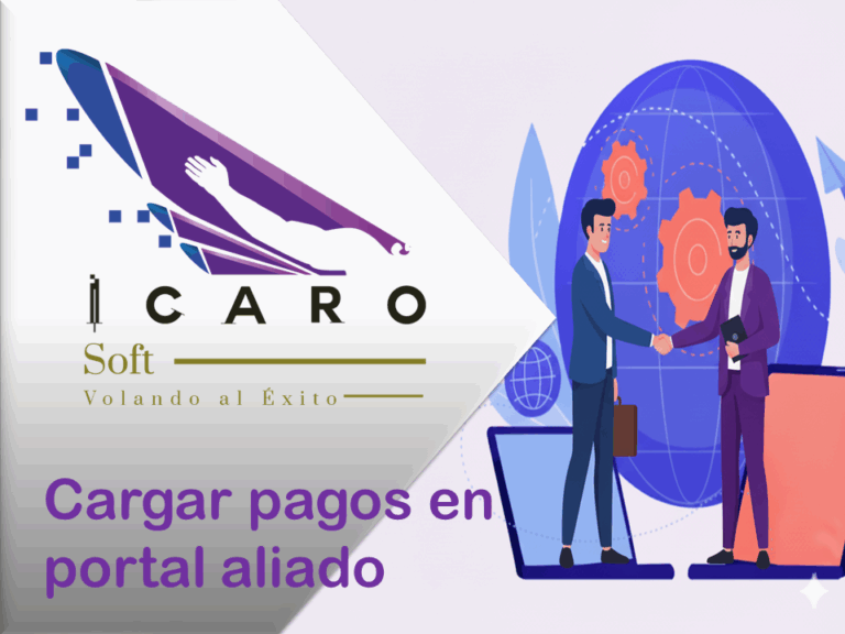 Cargar pagos en portal aliado de Icarosoft