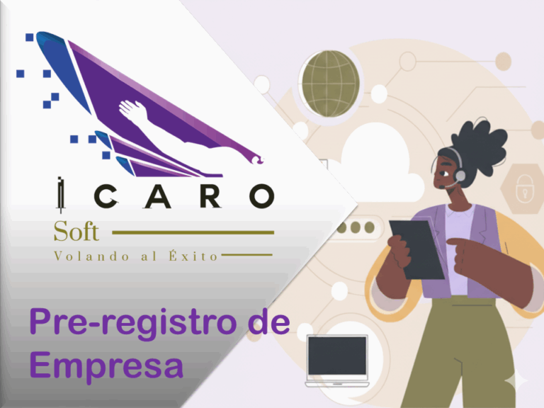 Pre-registro de Empresa en ICAROSoft