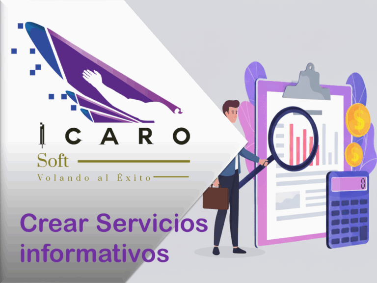 Crear servicio informativo en ICAROSoft