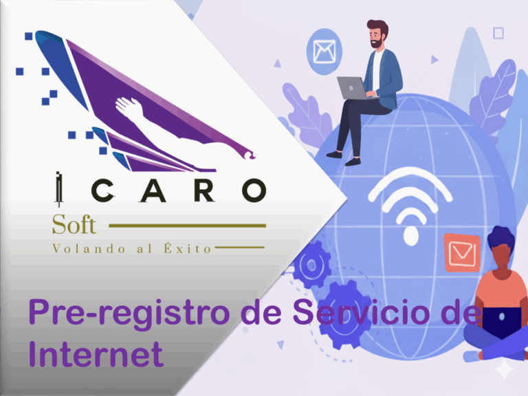 Pre-registro de servicio de Internet en Icarosoft