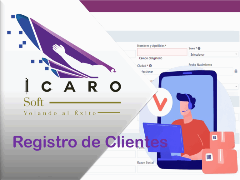 Registro de Clientes en Icarosoft