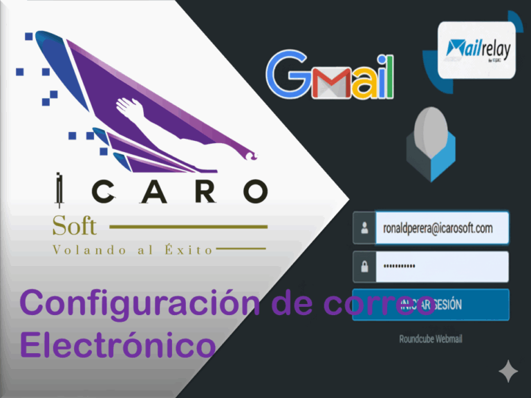 Configuración de correo electrónico dentro de ICAROSoft